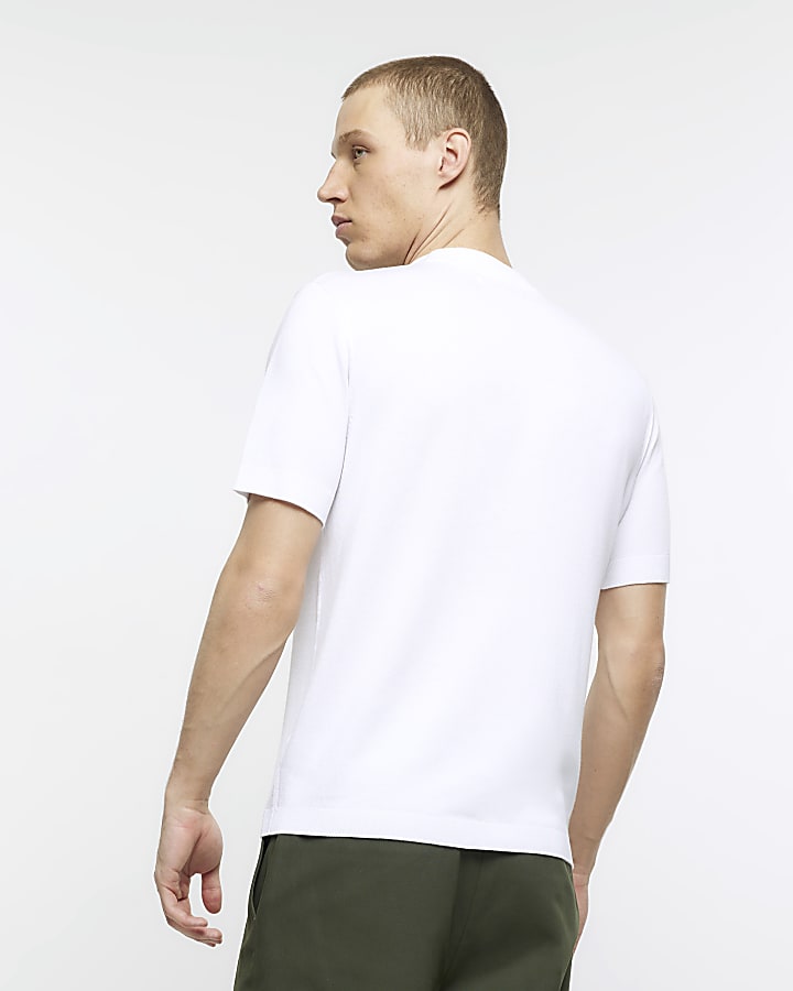 White slim fit t-shirt