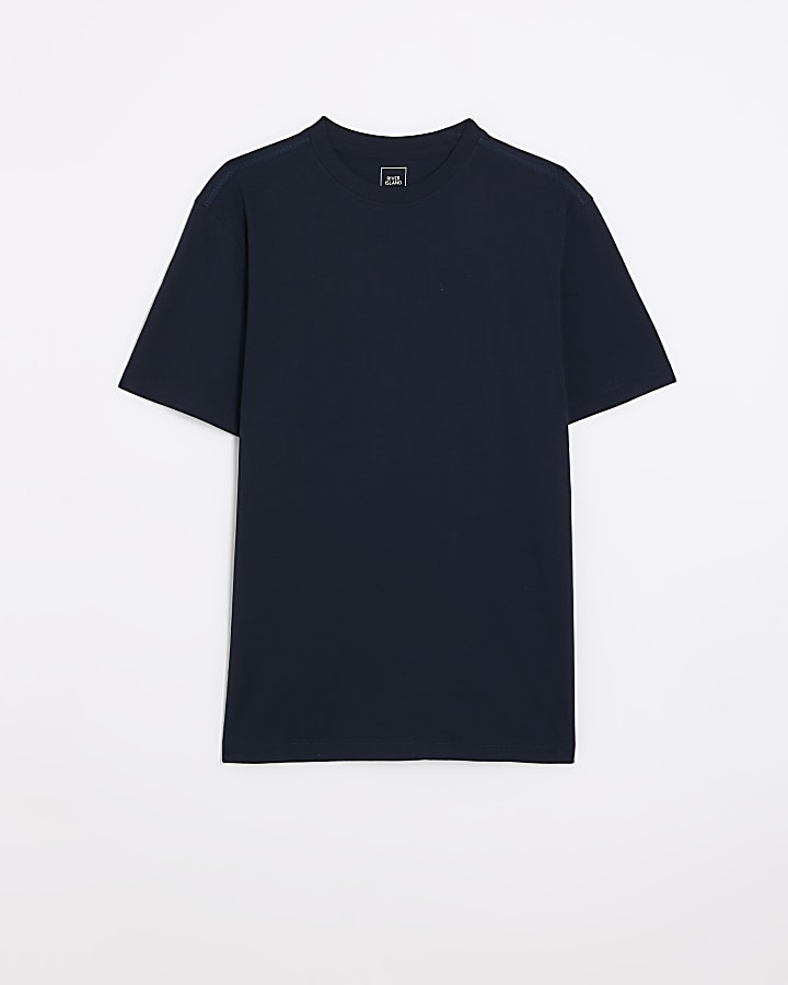 Navy slim fit t-shirt