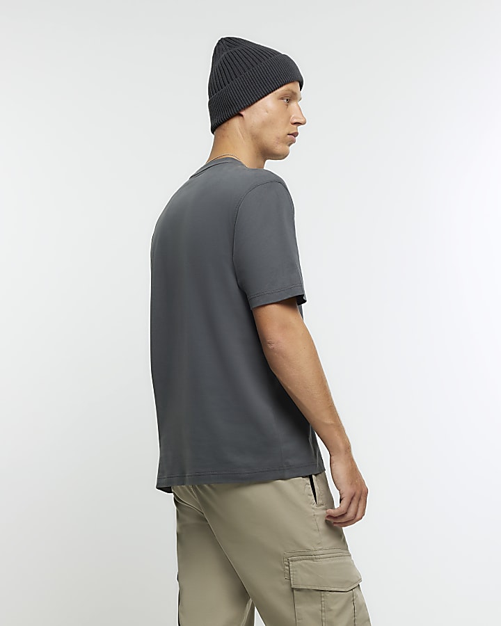 Grey regular fit t-shirt