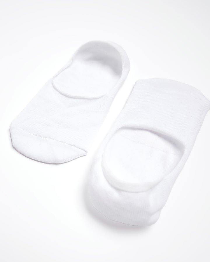 5 Pack White RI liner socks