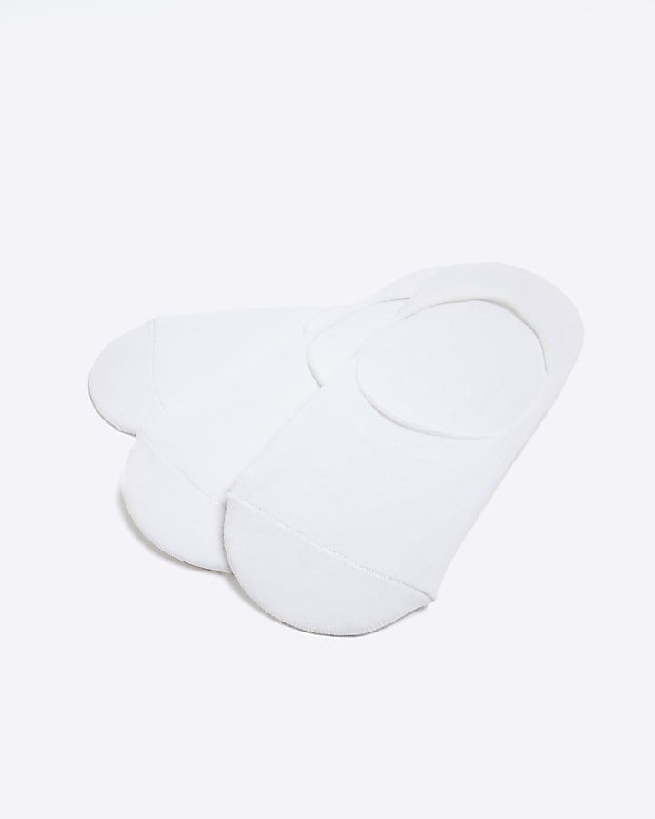 5 Pack White RI liner socks