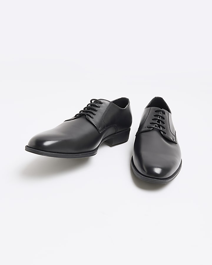 Black Formal Derby Shoes