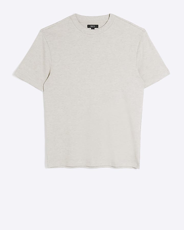 Beige RI Studio Slim Fit T-shirt