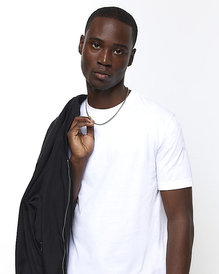 White slim fit t-shirt