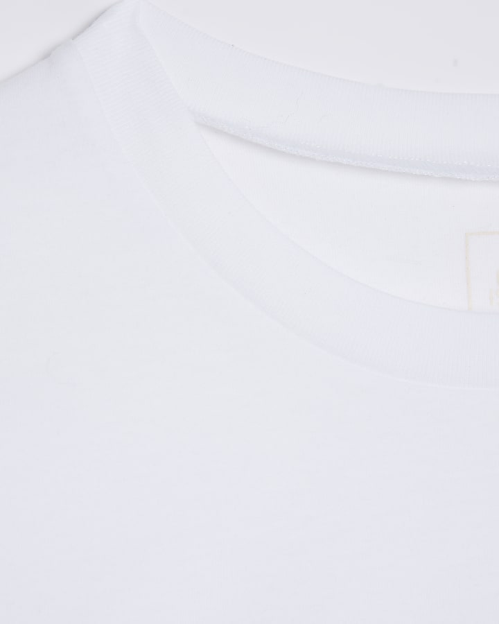 White slim fit t-shirt