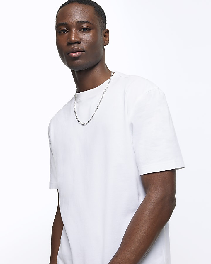 White regular fit t-shirt