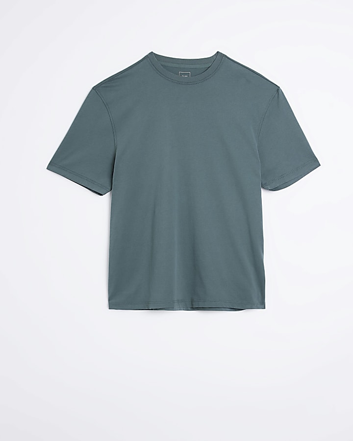 Green regular fit t-shirt