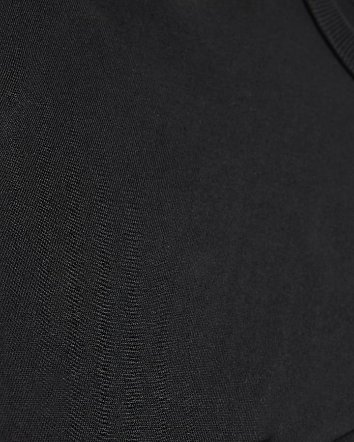 5 Pack black regular fit t-shirts