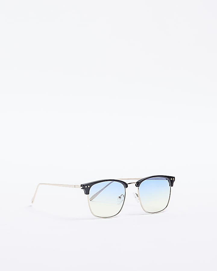 Black tinted lenses square sunglasses