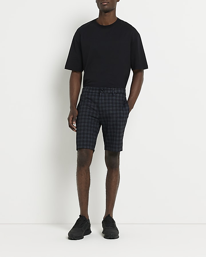 River island check shorts on sale