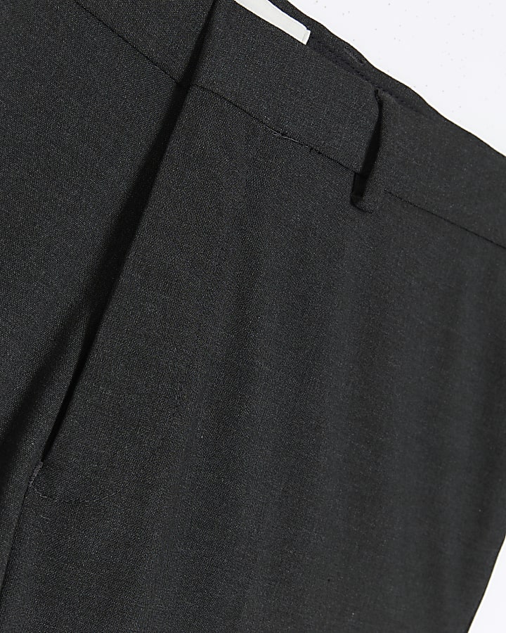 Dark grey skinny fit smart trousers