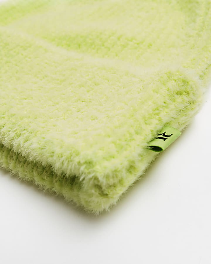 Lime green Fisherman Beanie hat