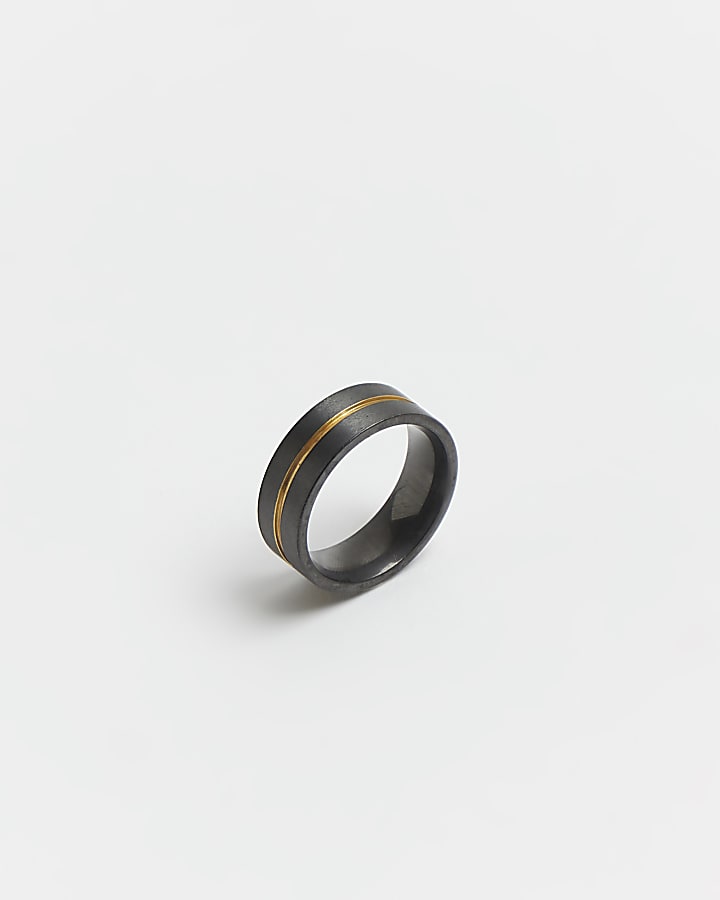 Black Copper detail ring