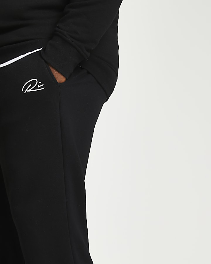 Big & Tall black RI slim fit joggers