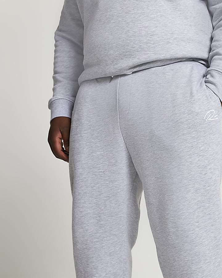 Big & Tall grey RI slim fit joggers