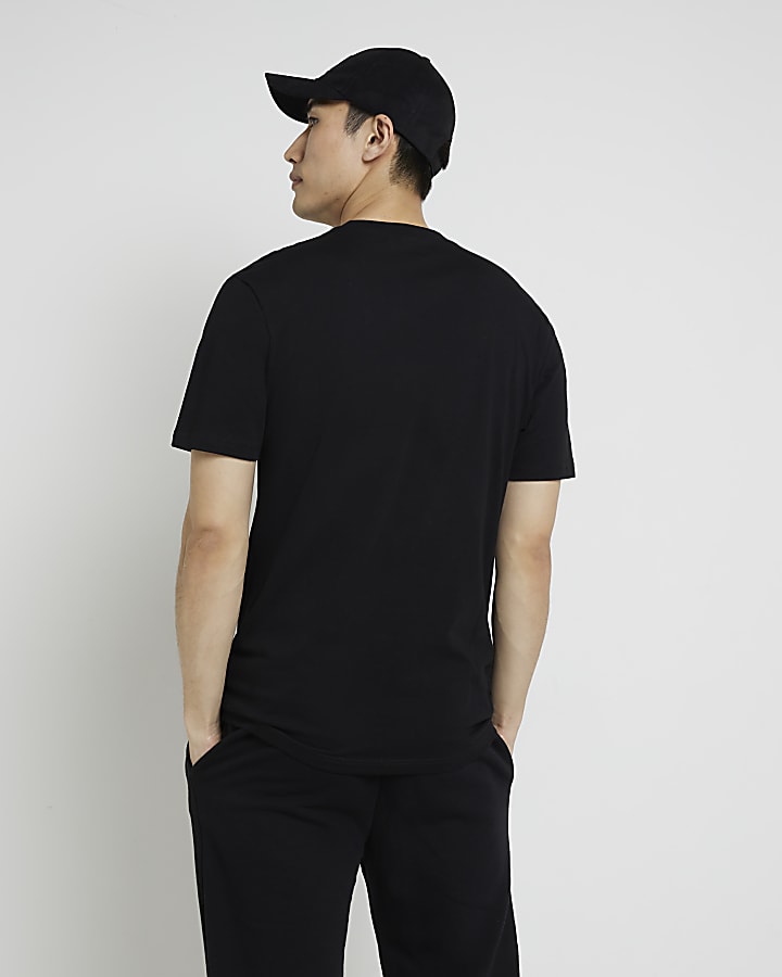 Black slim fit t-shirt