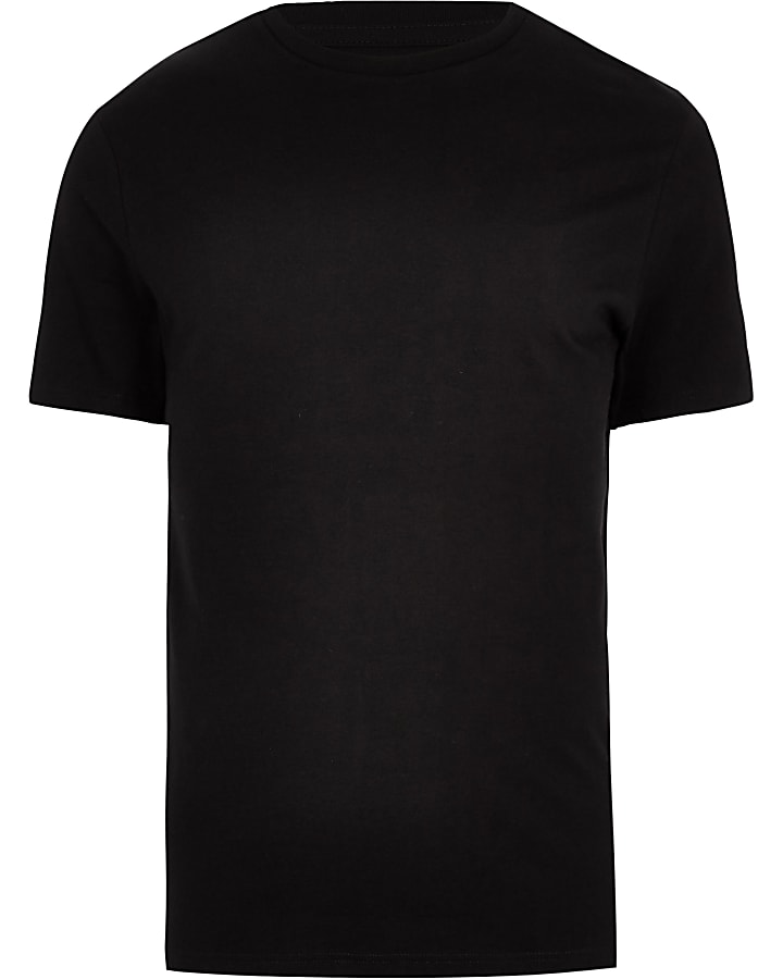 Black slim fit t-shirt