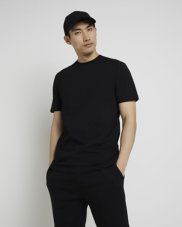 Black slim fit t-shirt