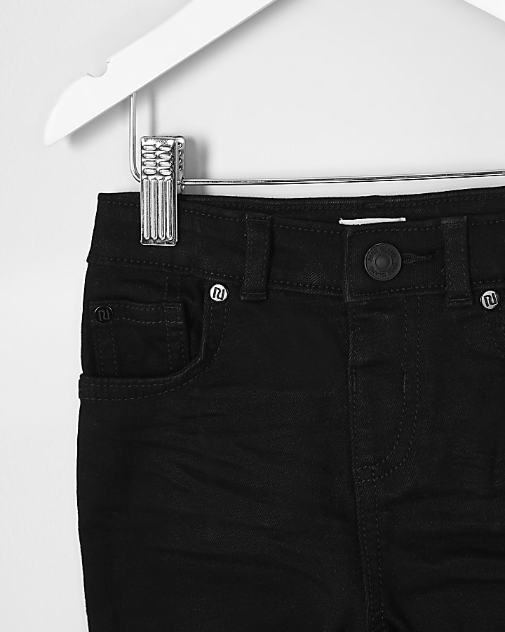 Mini boys black skinny jeans