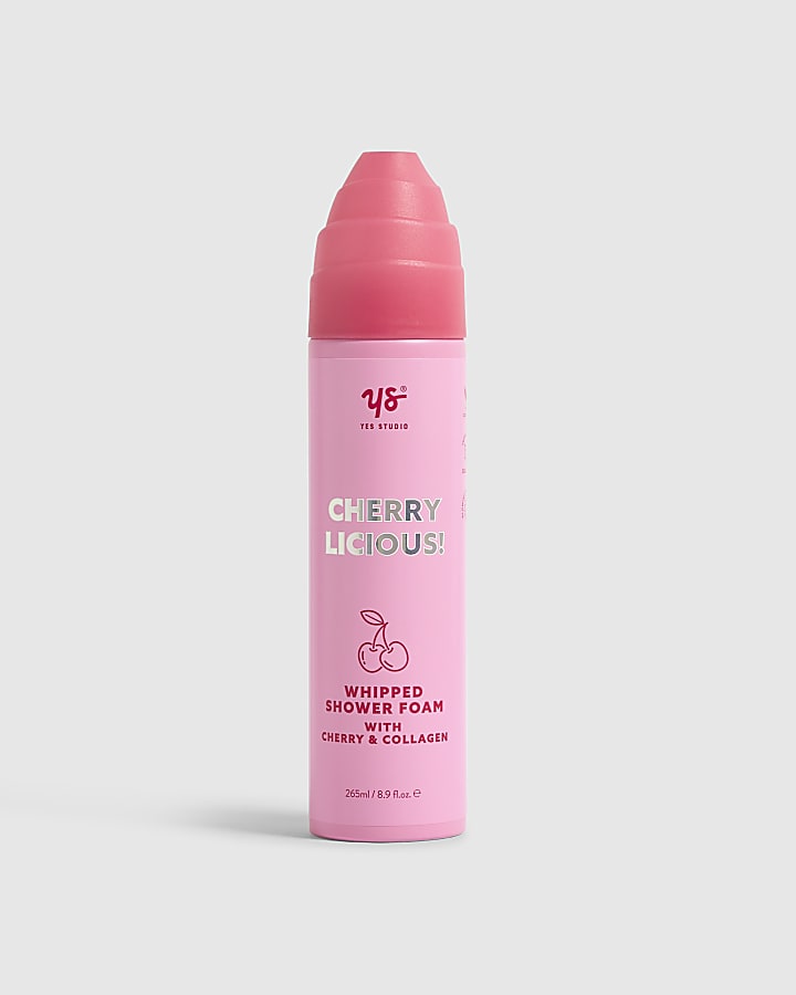 Girls Pink Cherry Whipped Shower Foam