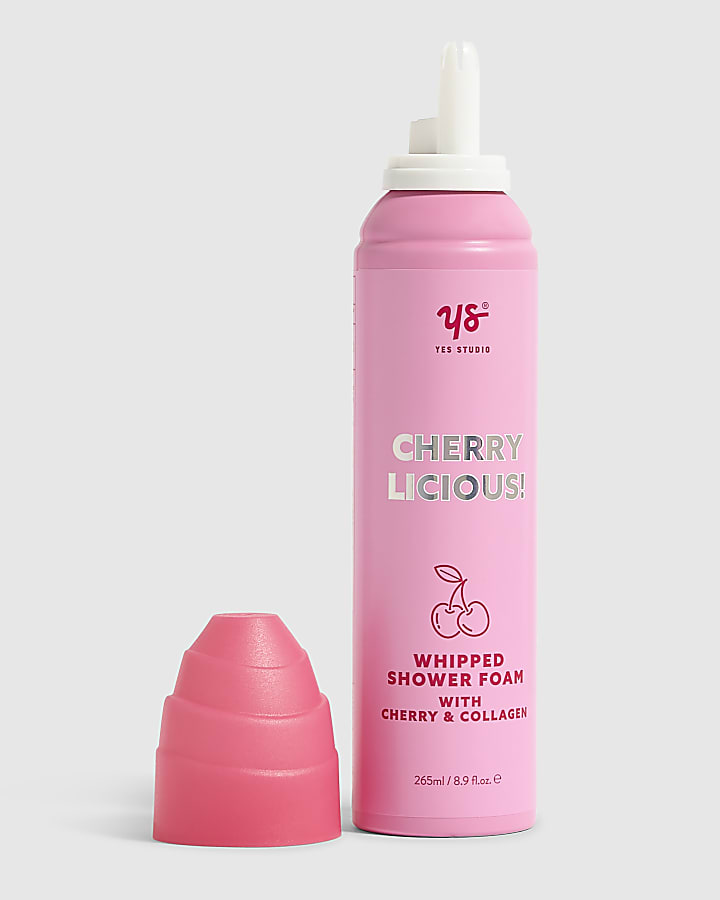 Girls Pink Cherry Whipped Shower Foam