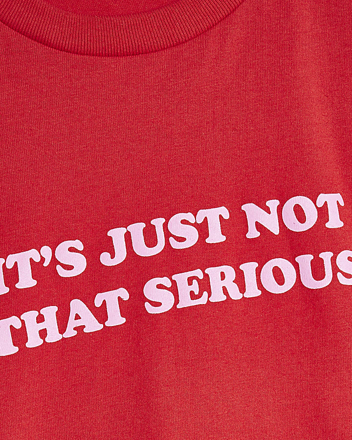 Girls Red Its Not That Serious T-Shirt