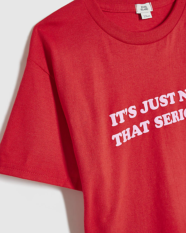 Girls Red Its Not That Serious T-Shirt