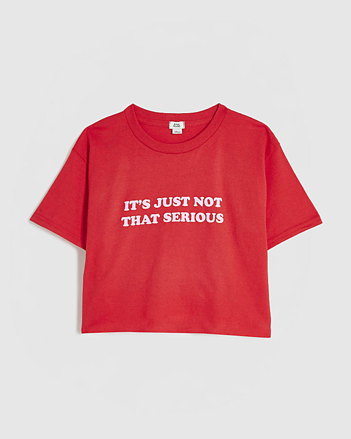 Girls Red Its Not That Serious T-Shirt