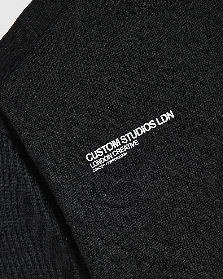 Mini Boys Black River Studios T-Shirt