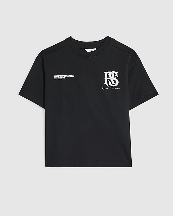 Mini Boys Black River Studios T-Shirt