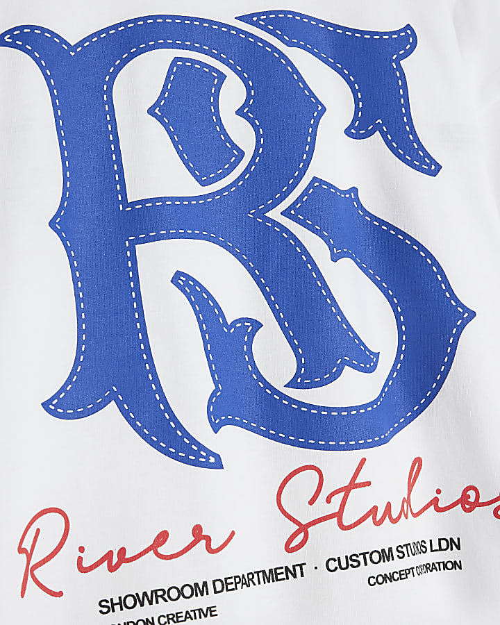 Mini Boys White River Studios T-Shirt