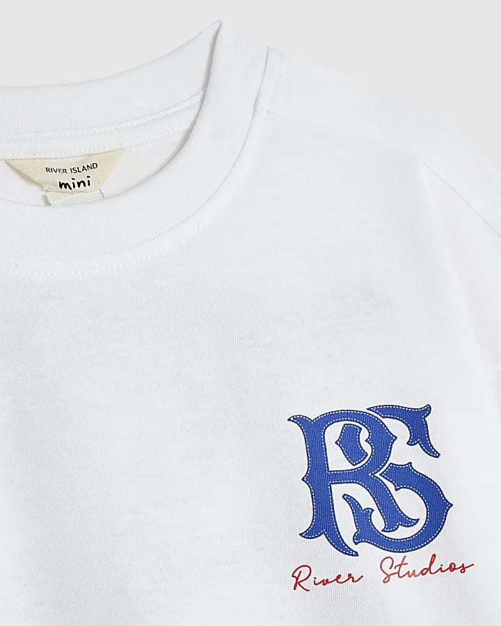 Mini Boys White River Studios T-Shirt