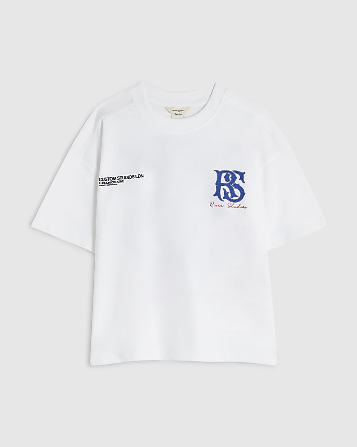 Mini Boys White River Studios T-Shirt