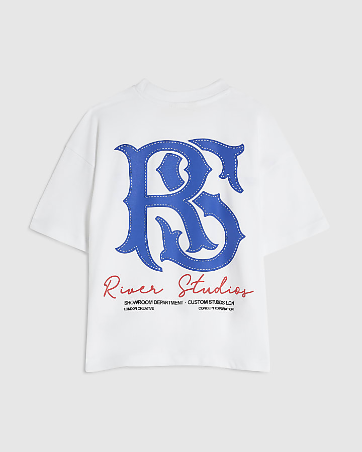 Mini Boys White River Studios T-Shirt