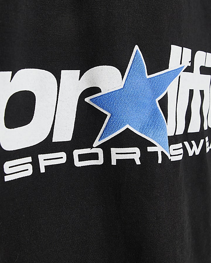 Boys Black Prolific Star T-Shirt