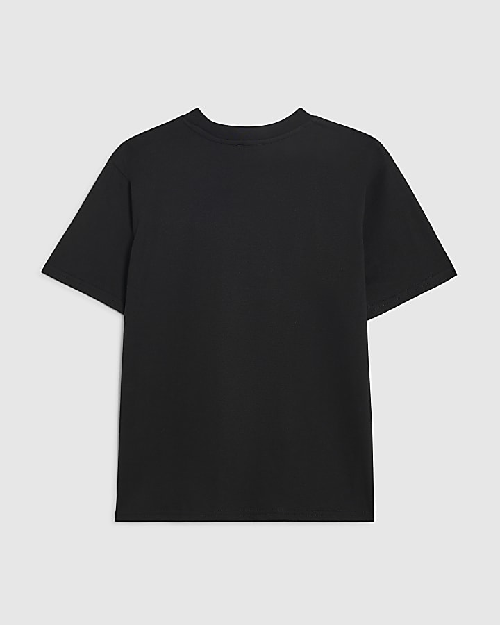 Boys Black Prolific Star T-Shirt