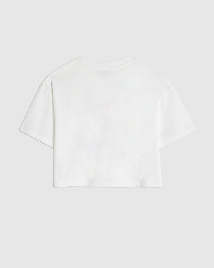 Girls White Dumpling Bestie T-Shirt