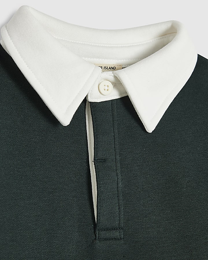 Mini Boys Green Prolific Sweatshirt And Jeans