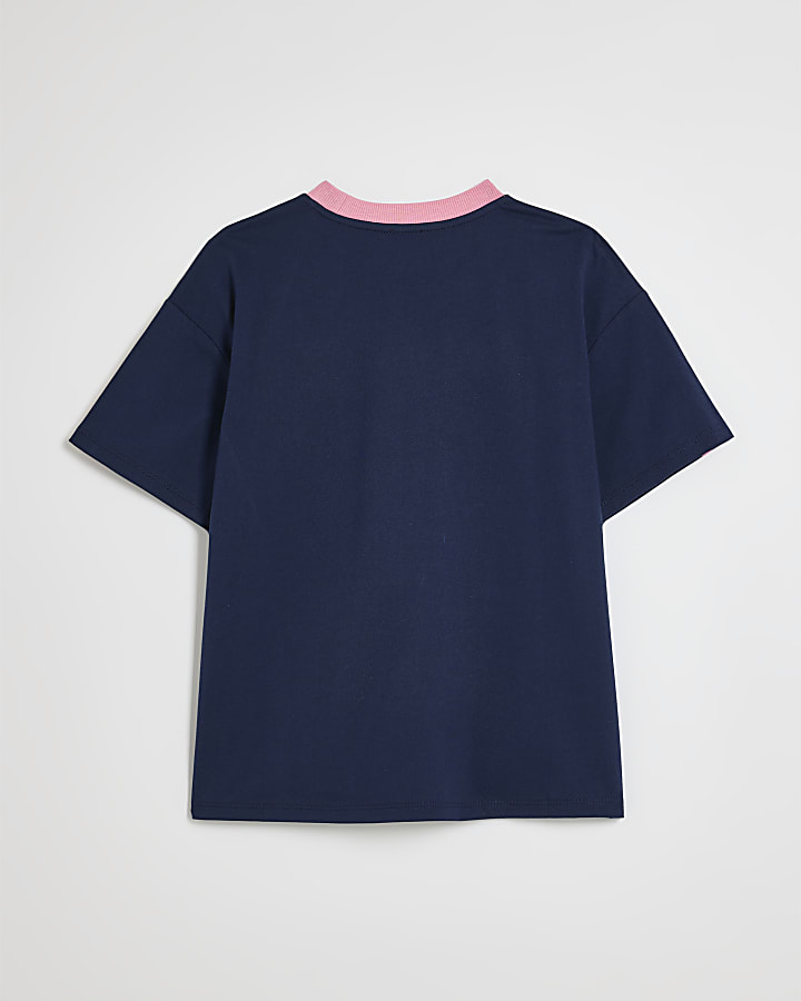 Girls Navy Obsessed 94 T-Shirt