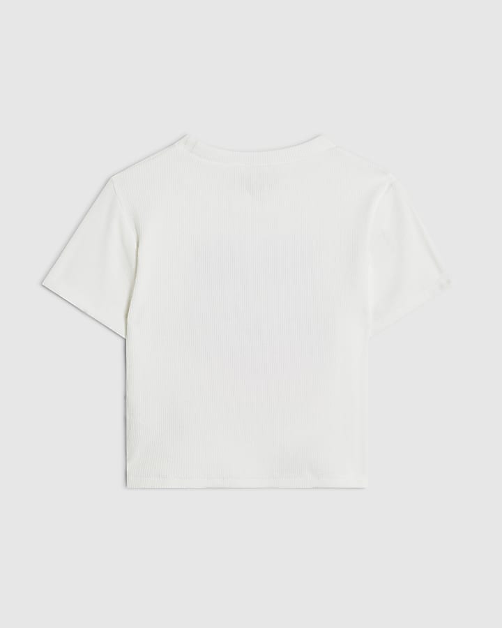 Girls White Capabara Brooklyn T-Shirt