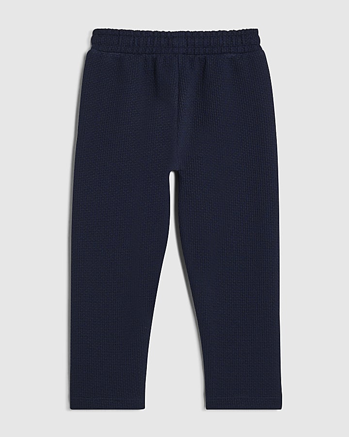 Mini Boys Navy Smart Joggers