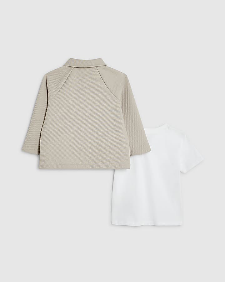 Mini Boys Beige Jacket