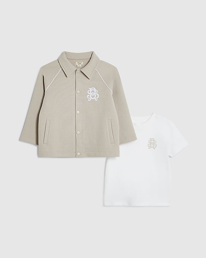 Mini Boys Beige Jacket