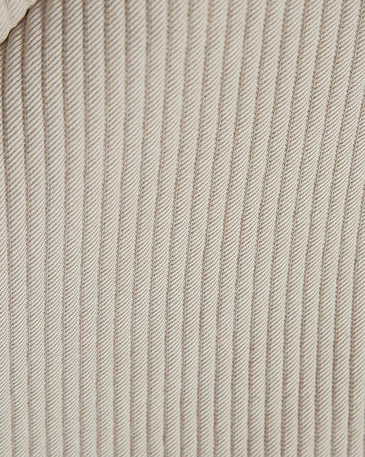 Mini Boys Beige Smart Joggers