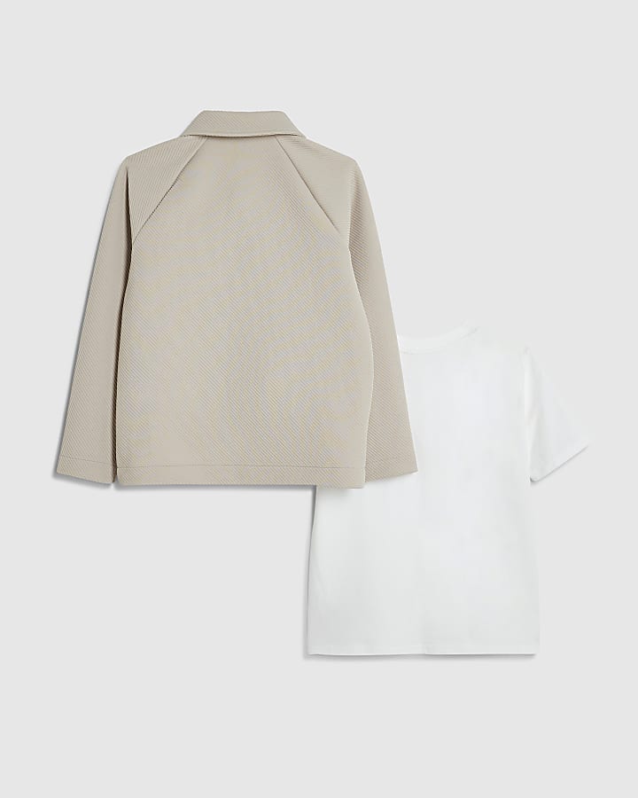 Boys Beige Jacket