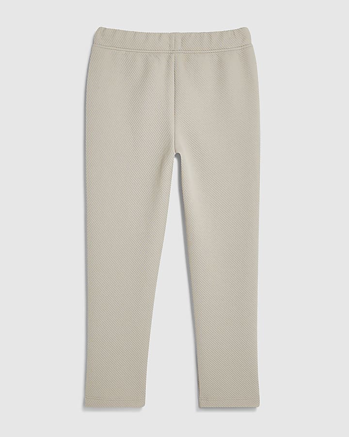 Boys Beige Smart Joggers