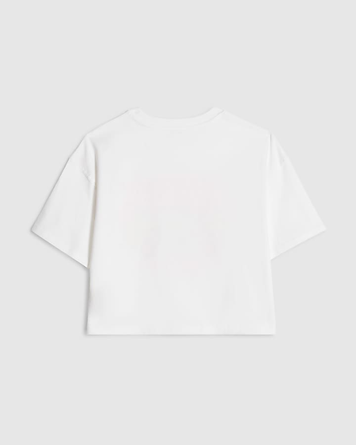 Girls White Squishy Icon T-Shirt