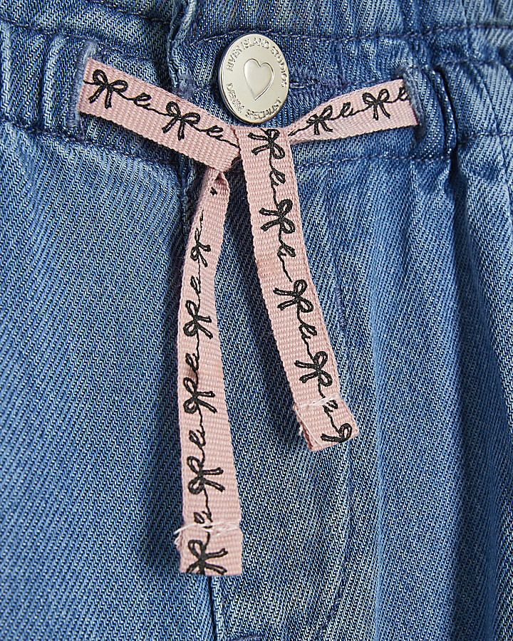 Girls Blue PJ Style Jeans