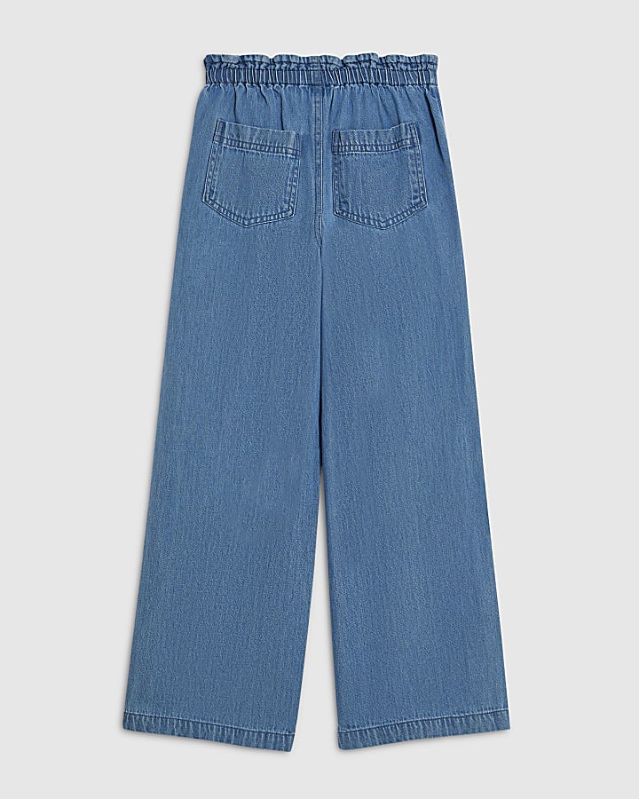 Girls Blue PJ Style Jeans