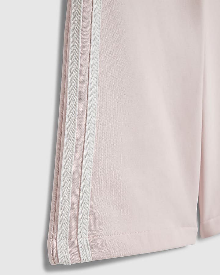 Girls Pink Side Stripe 02 Joggers